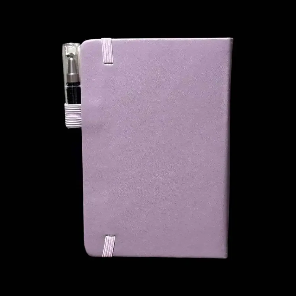 Dark Lilac Tree of Life Embossed Small Hardcover Lined Journal with Pen